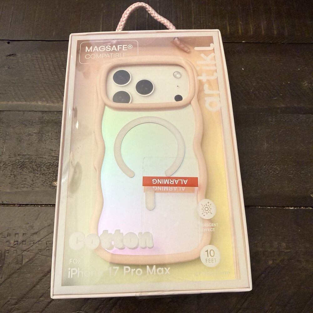 Artikl iPhone 17 Pro Max Case Pink Frosted Iridescent MagSafe Compatible New